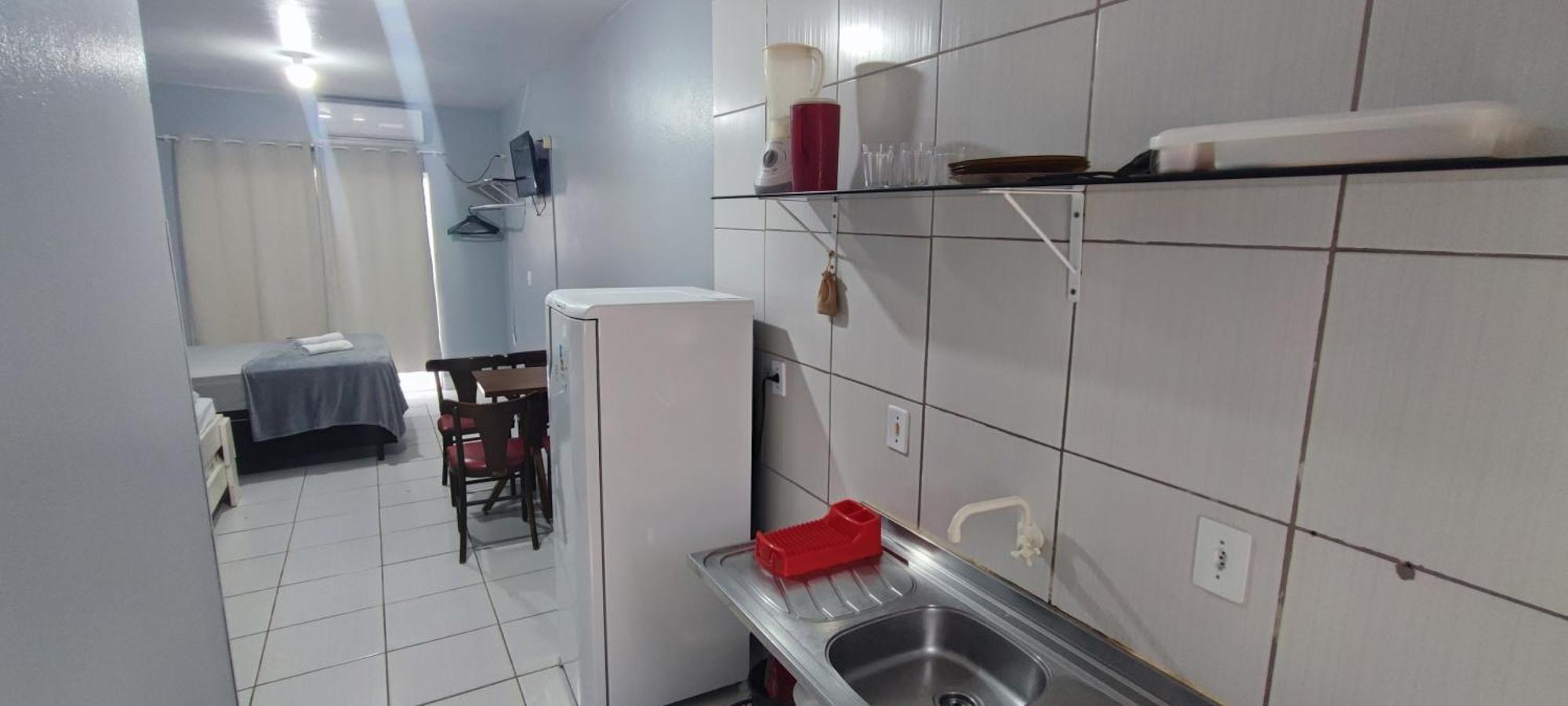 Estúdios Individual na Meia Praia ar, wifi, vaga, cozinha - Bruno Klemtz - Recatno dos Passaros - 10 x no cartao Itapema Exterior foto